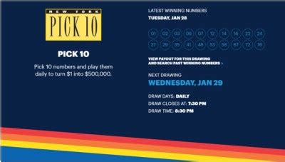 choosing lottery numbers|ny pick 10 winning numbers.